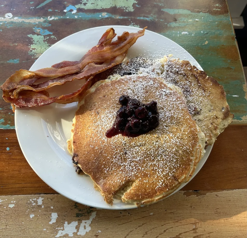 Breakfast Pancakes with Bacon