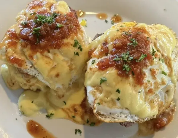 Our Tex Mex eggs Benedict